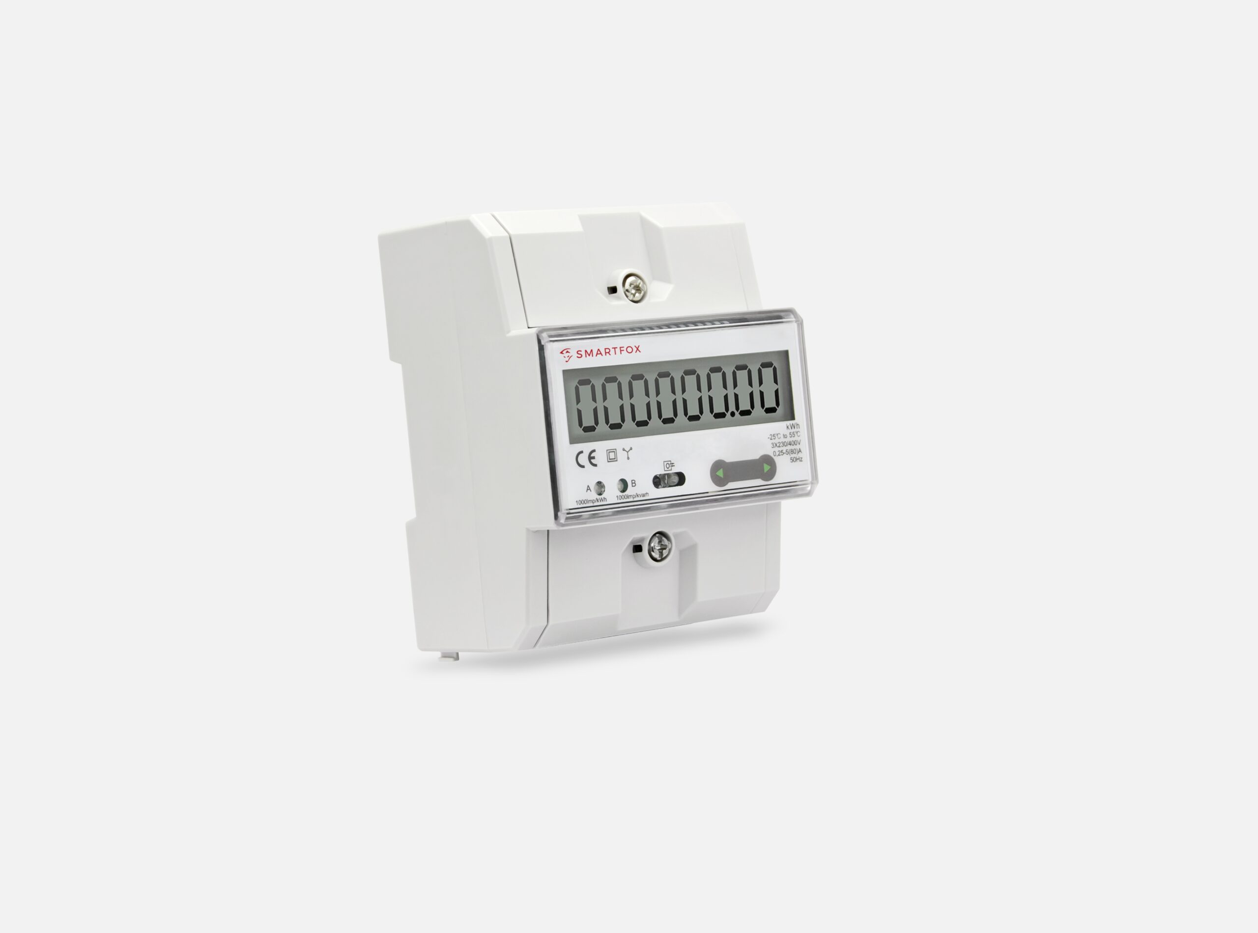 SMARTFOX Energy Meter, ein 3-Phasen Energiezähler bis max. 80A, mit einer RS485 & S0-Schnittstelle